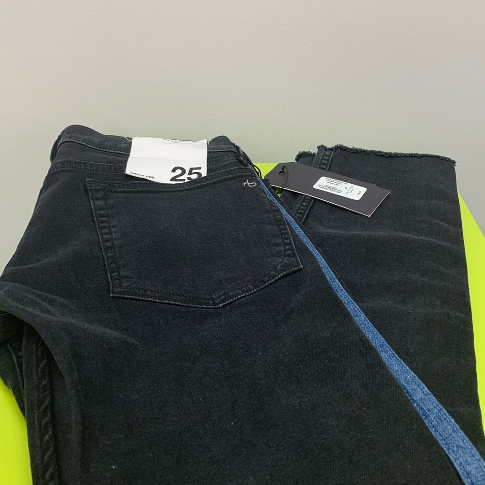 Rag & Bone Ankle Dre in Stone Black Jeans - Picture 4 of 6